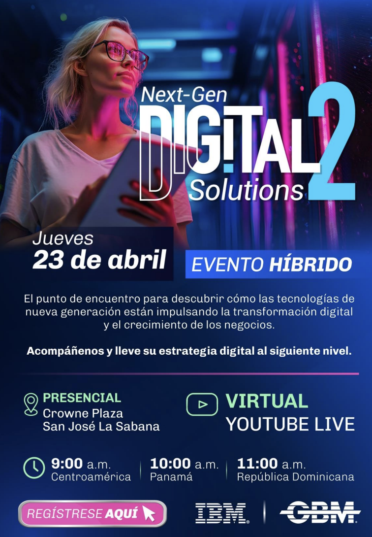 Únase al evento híbrido Next Gen Solutions y lleve la estrategia digital de su empresa a otro nivel